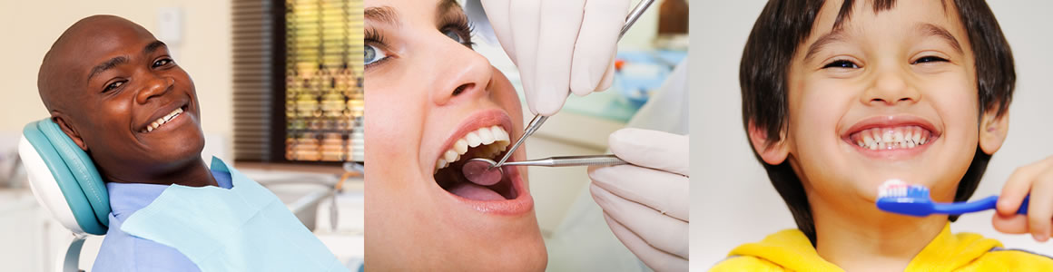 Photo of smiling dental patients