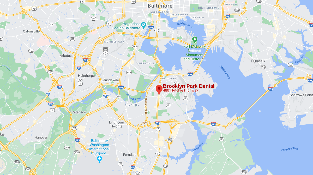 Google map link to Brooklyn Park Dental